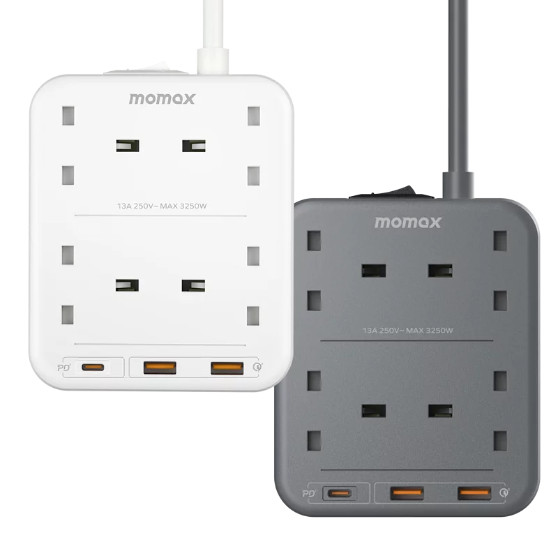 MOMAX ONEPLUG PD20W 2A1C 4位拖板 US3