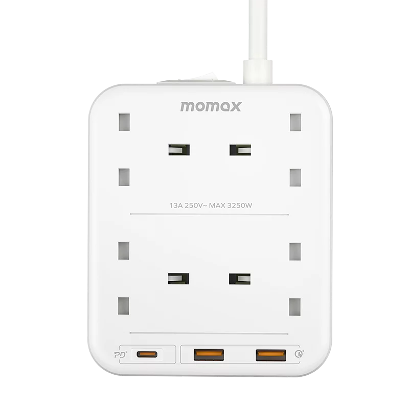 MOMAX ONEPLUG PD20W 2A1C 4位拖板 US3
