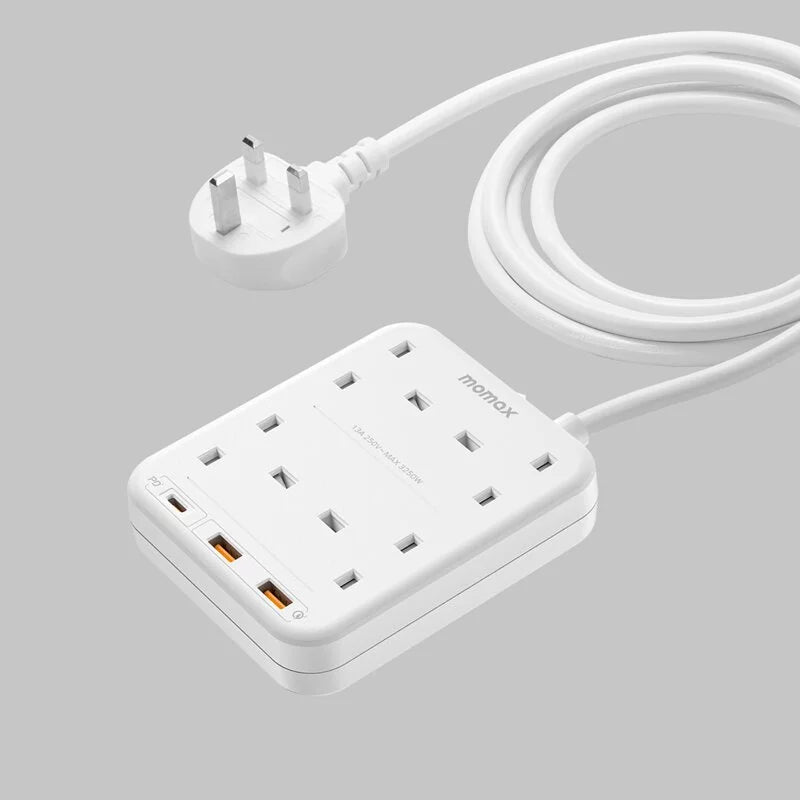 MOMAX ONEPLUG PD20W 2A1C 4位拖板 US3