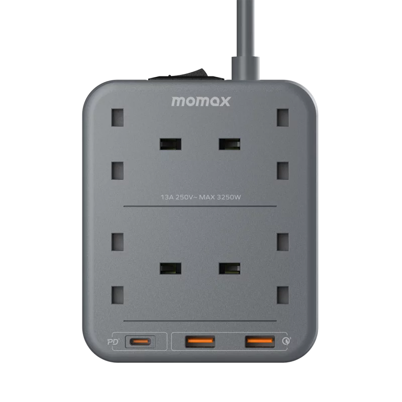 MOMAX ONEPLUG PD20W 2A1C 4位拖板 US3