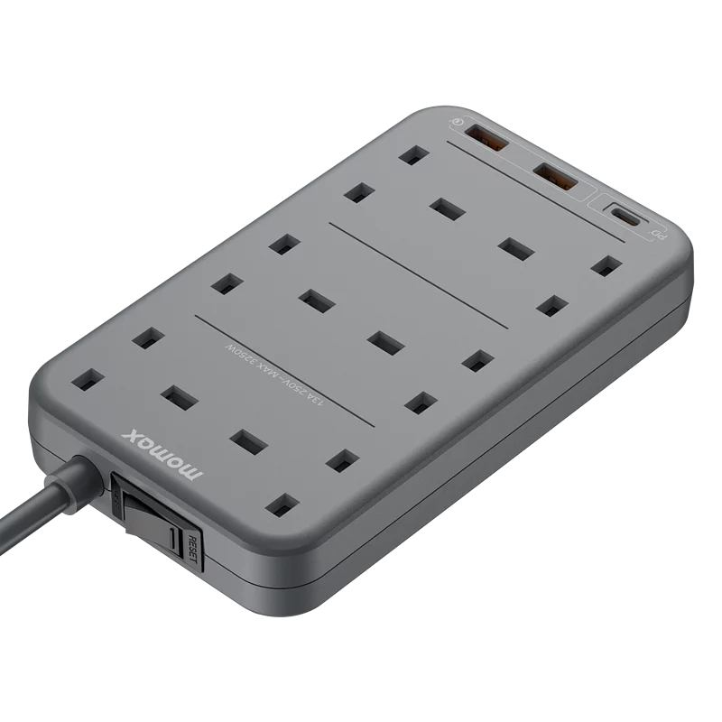 MOMAX ONEPLUG PD20W 2A1C 6位拖板 US12
