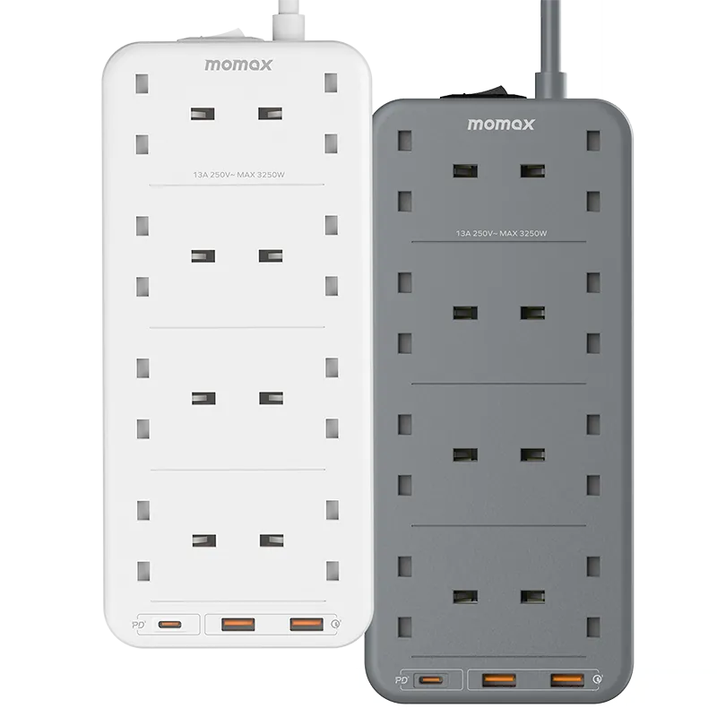 MOMAX ONEPLUG PD20W 2A1C 8位拖板 US5