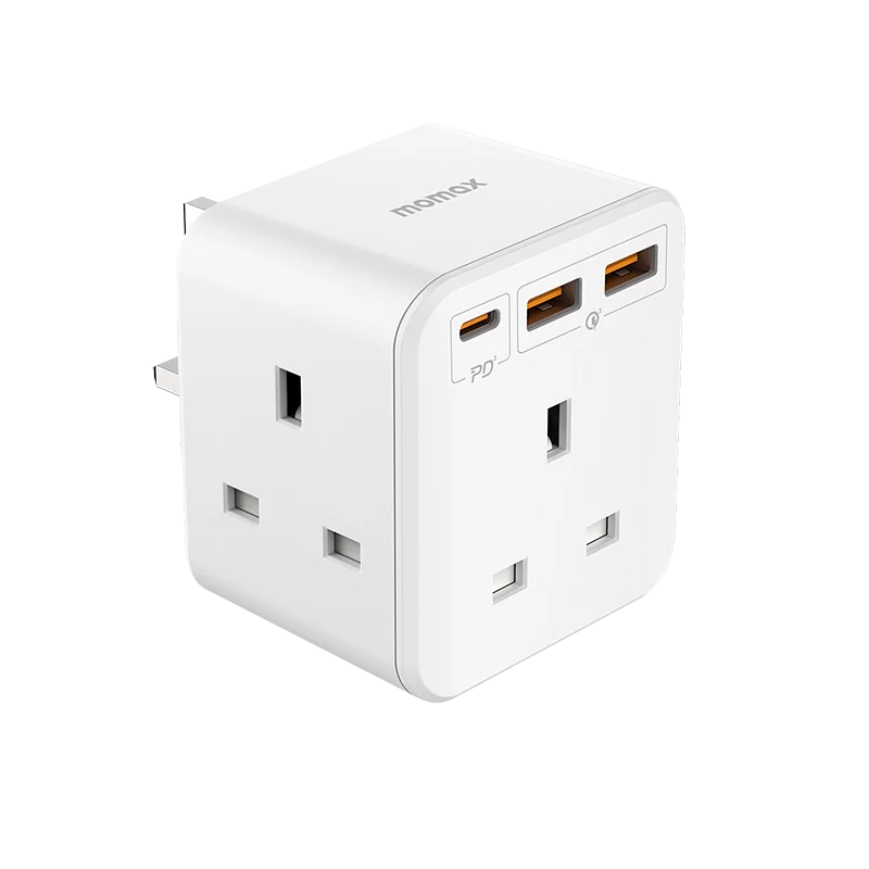 MOMAX ONEPLUG PD20W 2A1C 3位萬能插蘇 US8