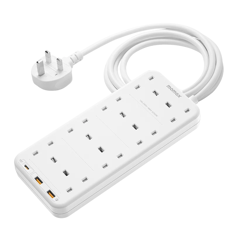 MOMAX ONEPLUG PD20W 2A1C 8位拖板 US5