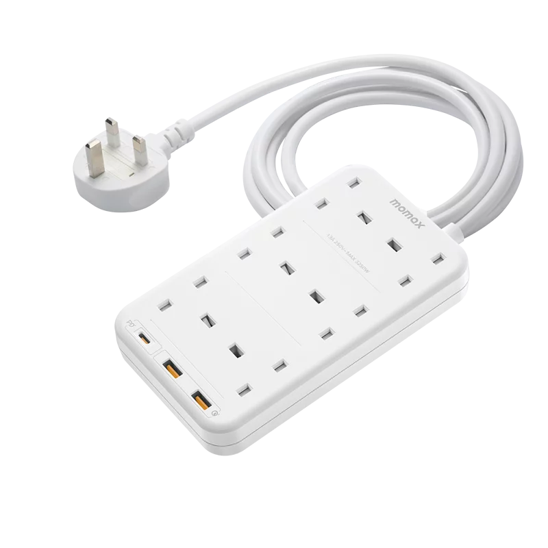 MOMAX ONEPLUG PD20W 2A1C 6位拖板 US12