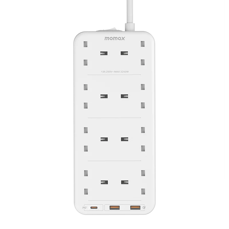 MOMAX ONEPLUG PD20W 2A1C 8位拖板 US5