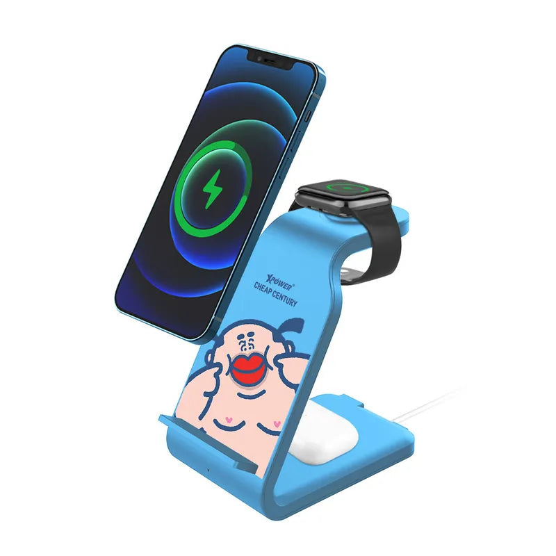 XPower x 大麻成 4合1多功能無線充電器