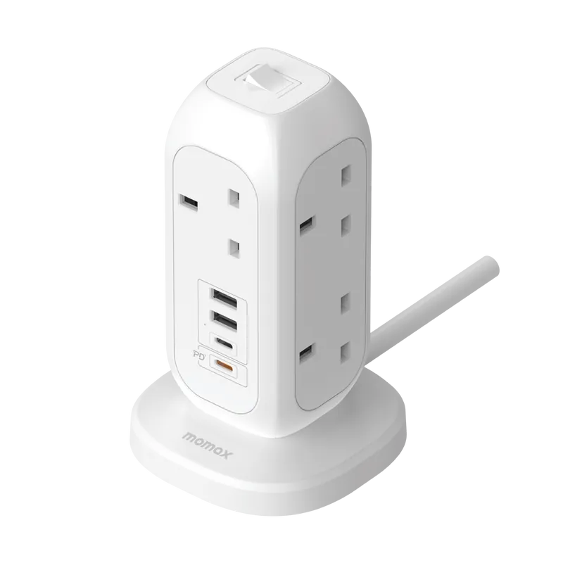 MOMAX ONEPLUG PD20W 2A2C 7位拖板 US18