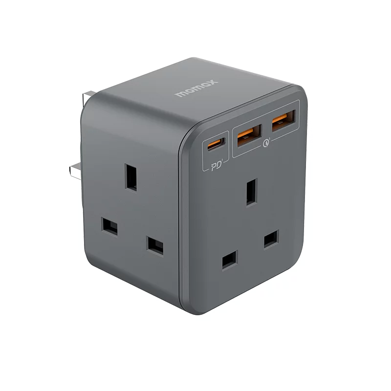 MOMAX ONEPLUG PD20W 2A1C 3位萬能插蘇 US8