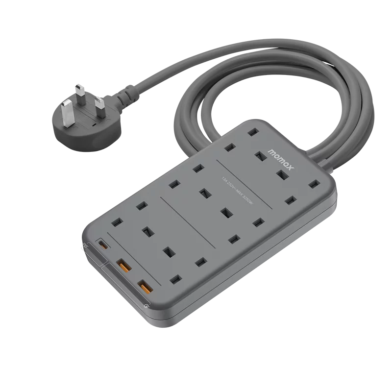 MOMAX ONEPLUG PD20W 2A1C 6位拖板 US12