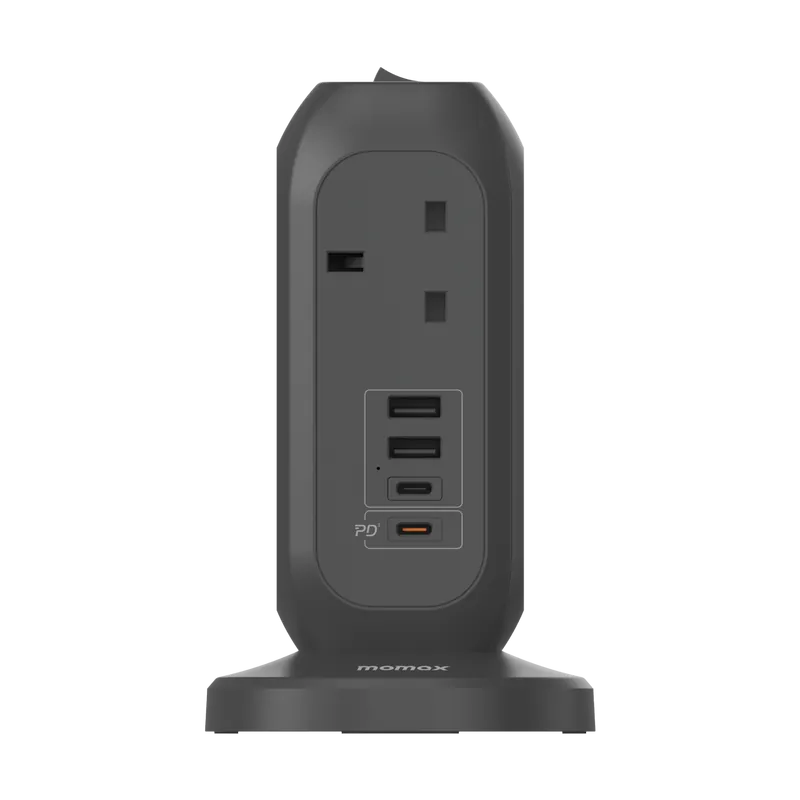 MOMAX ONEPLUG PD20W 2A2C 7位拖板 US18