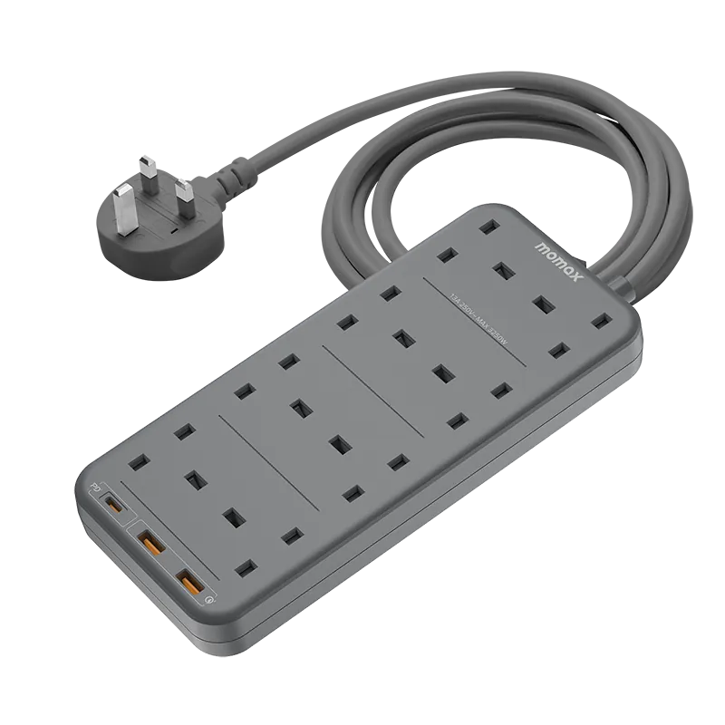 MOMAX ONEPLUG PD20W 2A1C 8位拖板 US5