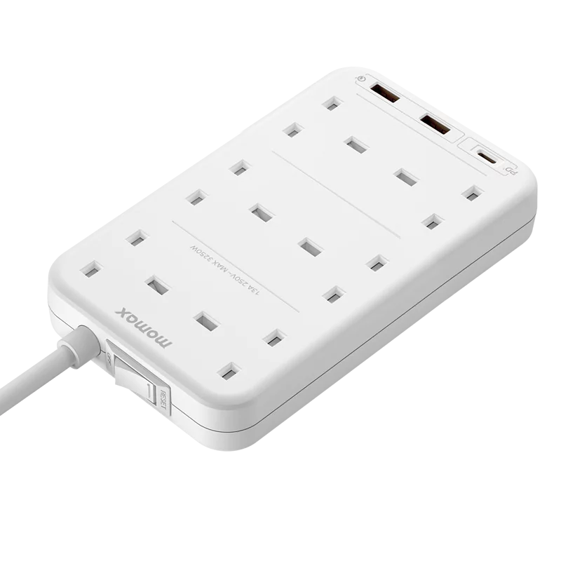 MOMAX ONEPLUG PD20W 2A1C 6位拖板 US12