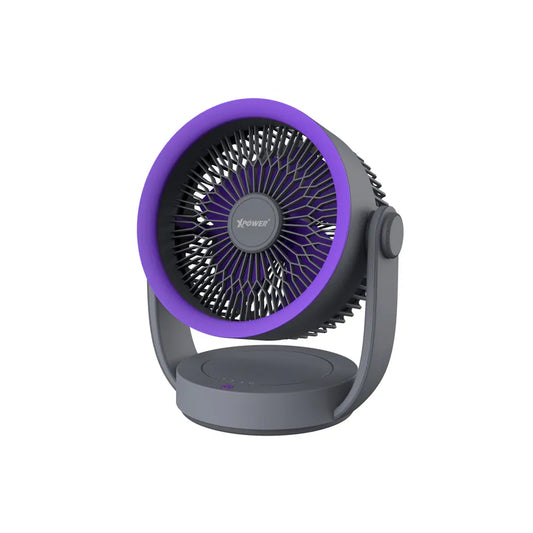 XPower F17 2合1充電式便攜桌面搖擺循環扇