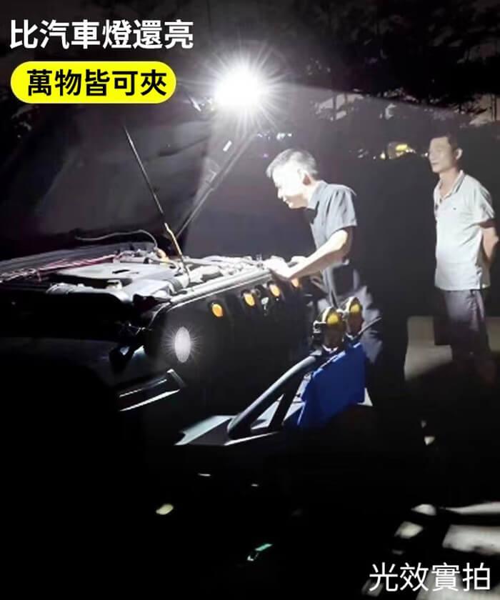 可夾免釘免鑽高亮太陽能感應燈