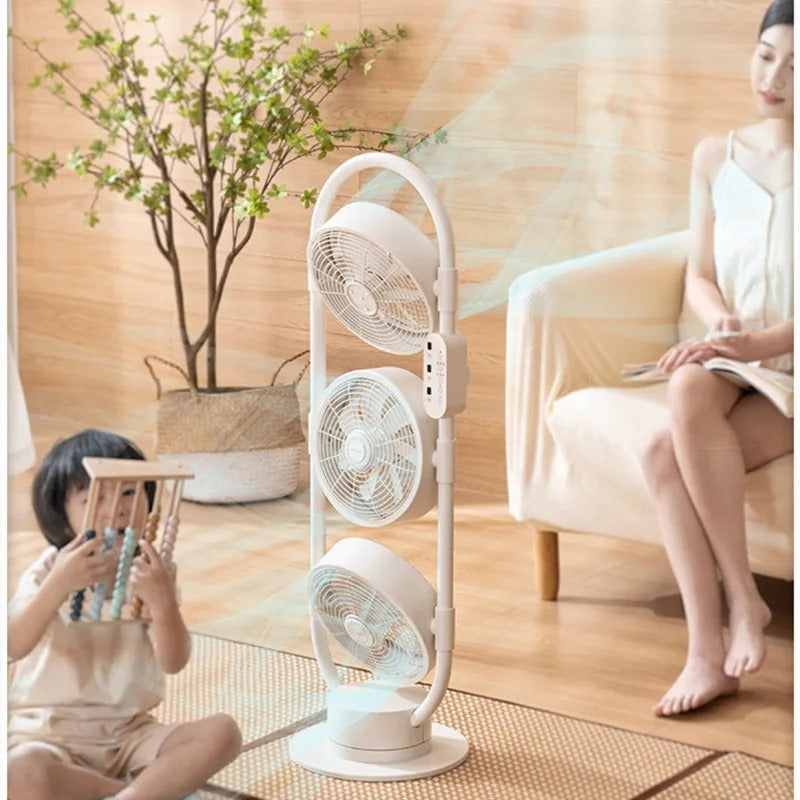 三頭空氣循環扇
