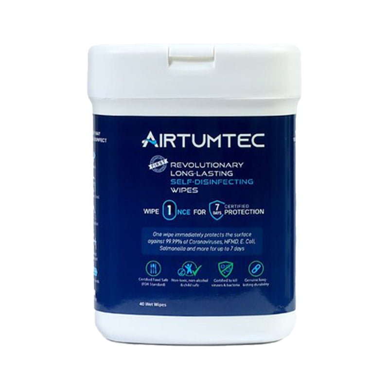 AirTumTec 光觸媒7天長效消毒塗層濕紙巾 (40張)