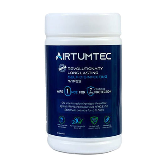 AirTumTec 光觸媒7天長效消毒塗層濕紙巾 (80張)